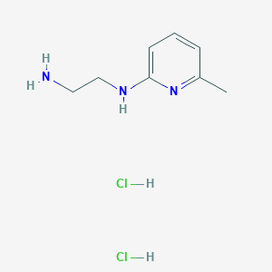molecular formula C8H15Cl2N3 B1525019 N-(2-氨基乙基)-6-甲基吡啶-2-胺二盐酸盐 CAS No. 1311316-96-7