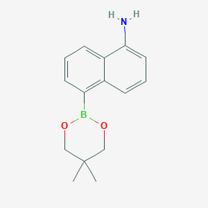 5-(5,5-Dimethyl-1,3,2-dioxaborinan-2-yl)naphthalen-1-amine