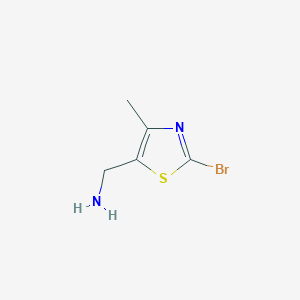 (2-Bromo-4-methylthiazol-5-yl)methanamine