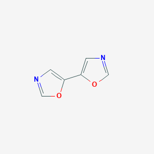 molecular formula C6H4N2O2 B15250230 5,5'-Bioxazole 