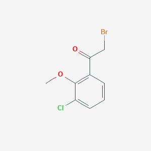 2-Bromo-1-(3-chloro-2-methoxyphenyl)ethanone