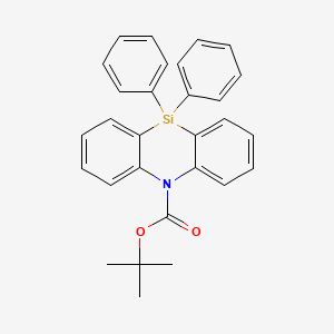 Tert-butyl 10,10-diphenylbenzo[b][1,4]benzazasiline-5-carboxylate