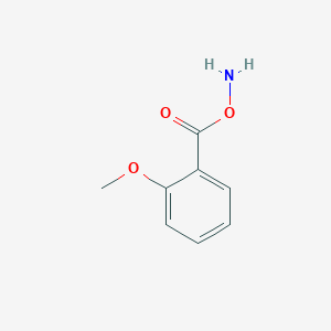 molecular formula C8H9NO3 B15250349 O-(2-Methoxybenzoyl)hydroxylamine 