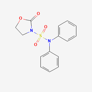 3-Oxazolidinesulfonamide, N,N-diphenyl-2-oxo-