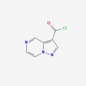 Pyrazolo[1,5-a]pyrazine-3-carbonylchloride