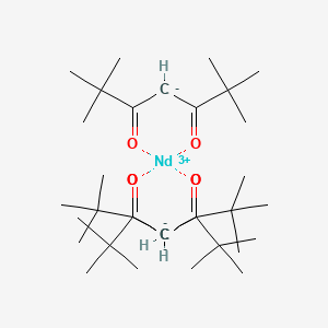 molecular formula C33H57NdO6 B15250383 Neodymium(3+);2,2,6,6-tetramethylheptane-3,5-dione 