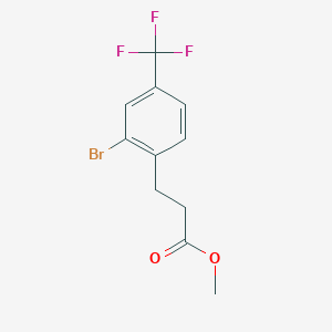 Methyl 3-(2-bromo-4-(trifluoromethyl)phenyl)propanoate