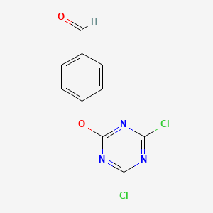 4-[(4,6-Dichloro-1,3,5-triazin-2-yl)oxy]benzaldehyde