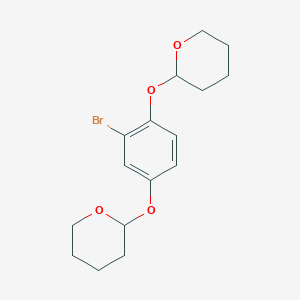 2,2'-((2-Bromo-1,4-phenylene)bis(oxy))bis(tetrahydro-2H-pyran)