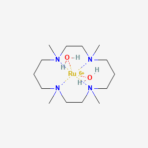 trans-Aqua(1,4,8,11-tetramethyl-1,4,8,11-tetraazatetradecane)oxoruthenium(2+)