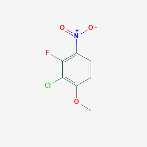 2-Chloro-3-fluoro-1-methoxy-4-nitrobenzene