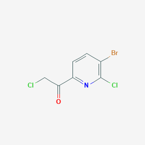 1-(5-Bromo-6-chloropyridin-2-yl)-2-chloroethanone