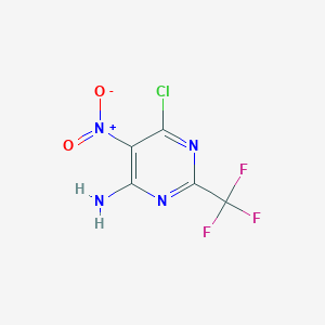 6-Chloro-5-nitro-2-(trifluoromethyl)pyrimidin-4-amine