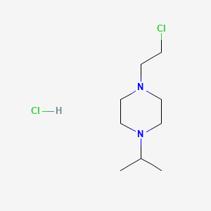 B1525068 1-(2-Chloroethyl)-4-(propan-2-yl)piperazine hydrochloride CAS No. 1311316-57-0