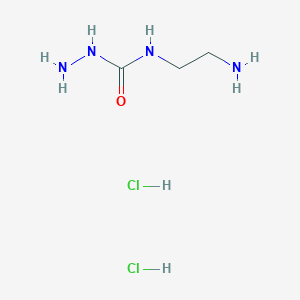 molecular formula C3H12Cl2N4O B1525069 1-氨基-3-(2-氨基乙基)脲二盐酸盐 CAS No. 1311318-28-1