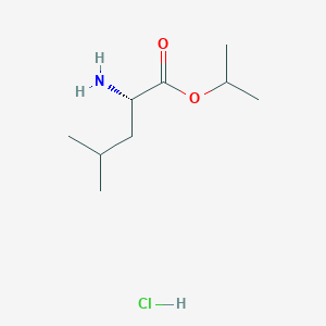 B1525077 propan-2-yl (2S)-2-amino-4-methylpentanoate hydrochloride CAS No. 62621-18-5