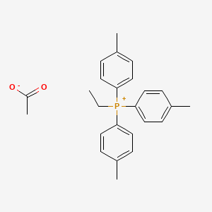 Phosphonium, ethyltris(4-methylphenyl)-, acetate