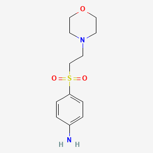 B1525081 4-[2-(Morpholin-4-yl)ethanesulfonyl]aniline CAS No. 359010-58-5