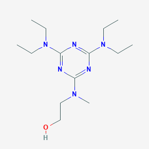 2-((4,6-Bis(diethylamino)-1,3,5-triazin-2-yl)(methyl)amino)ethanol