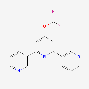 4-(difluoromethoxy)-2,6-dipyridin-3-ylpyridine