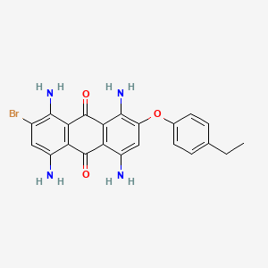 1,4,5,8-Tetraamino-2-bromo-7-(4-ethylphenoxy)anthracene-9,10-dione