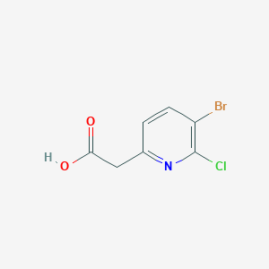 2-(5-Bromo-6-chloropyridin-2-yl)acetic acid