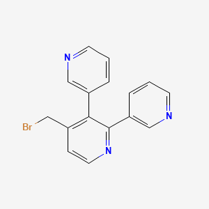 4-(bromomethyl)-2,3-dipyridin-3-ylpyridine