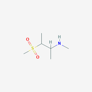 molecular formula C6H15NO2S B1525089 (3-Methanesulfonylbutan-2-yl)(methyl)amine CAS No. 1306605-29-7