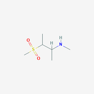 molecular formula C6H15NO2S B1525089 (3-甲磺酰基丁-2-基)(甲基)胺 CAS No. 1306605-29-7