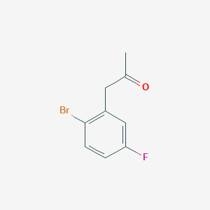 molecular formula C9H8BrFO B1525092 1-(2-溴-5-氟苯基)丙烷-2-酮 CAS No. 1250521-52-8
