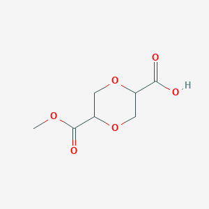 5-(Methoxycarbonyl)-1,4-dioxane-2-carboxylicacid