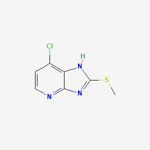 7-Chloro-2-(methylthio)-3H-imidazo[4,5-b]pyridine