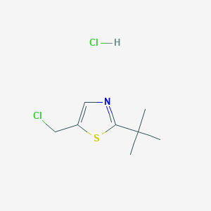 2-(tert-Butyl)-5-(chloromethyl)thiazole hydrochloride