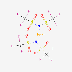 molecular formula C4F12FeN2O8S4 B15250978 Iron(II) tris(trifluoromethylsulfonyl)imide 