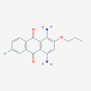 1,4-Diamino-6-chloro-2-propoxyanthracene-9,10-dione