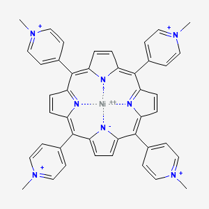 [[4,4',4'',4'''-(21H,23H-Porphine-5,10,15,20-tetrayl)tetrakis[1-methylpyridiniumato]](2-)-N21,N22,N23,N24]nickel(4+)