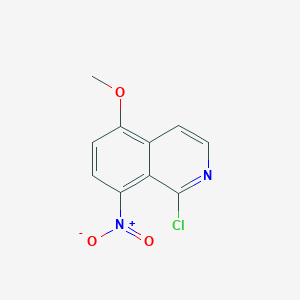 1-Chloro-5-methoxy-8-nitroisoquinoline