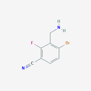 3-(Aminomethyl)-4-bromo-2-fluorobenzonitrile