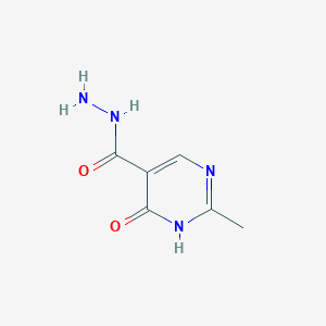 4-Hydroxy-2-methyl-5-pyrimidine carboxylic acid hydrazide