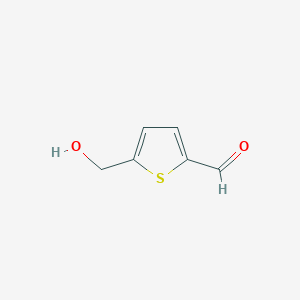 5-(Hydroxymethyl)thiophene-2-carbaldehyde