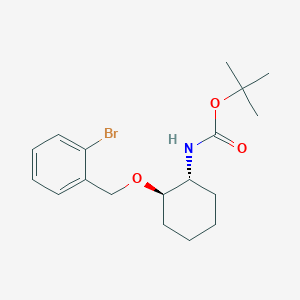 tert-Butyl ((1R,2R)-2-((2-bromobenzyl)oxy)cyclohexyl)carbamate