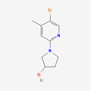 B1525119 1-(5-Bromo-4-methylpyridin-2-yl)pyrrolidin-3-ol CAS No. 1220028-92-1