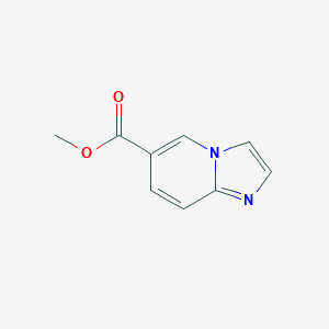 molecular formula C9H8N2O2 B152512 甲基咪唑并[1,2-a]吡啶-6-羧酸酯 CAS No. 136117-69-6