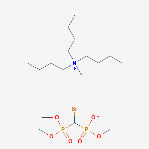 N,N-Dibutyl-N-methylbutan-1-aminiummethyl(bromo(dimethoxyphosphoryl)methyl)phosphonate