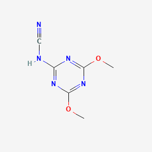 (4,6-Dimethoxy-1,3,5-triazin-2-yl)cyanamide