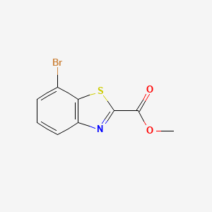 molecular formula C9H6BrNO2S B1525127 7-溴-苯并噻唑-2-甲酸甲酯 CAS No. 1187928-61-5