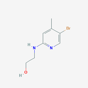 B1525128 2-((5-Bromo-4-methylpyridin-2-yl)amino)ethanol CAS No. 1219982-86-1