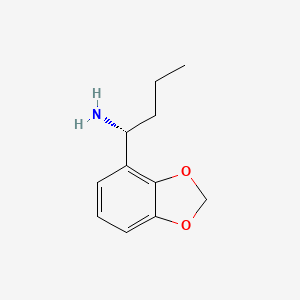 (R)-1-(Benzo[d][1,3]dioxol-4-yl)butan-1-amine