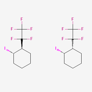 1-Iodo-2-(pentafluoroethyl)cyclohexane(e/z)