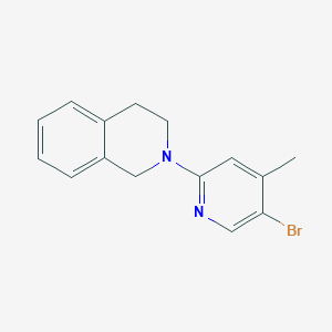 molecular formula C15H15BrN2 B1525137 2-(5-Bromo-4-methyl-2-pyridinyl)-1,2,3,4-tetrahydroisoquinoline CAS No. 1219967-56-2